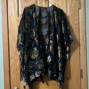 Flower Kimono Swim Cover